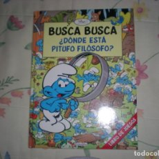 Libros de segunda mano: BUSCA,BUSCA.¿DÓNDE ESTÁ PITUFO FILÓSOFO?;LIBRODIVO;2016