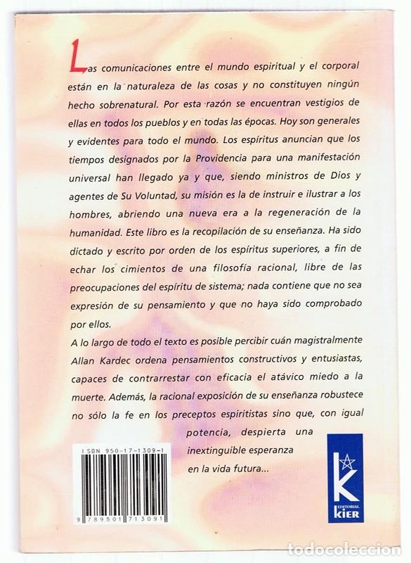 Libros de segunda mano: EL LIBRO DE LOS ESPIRITUS ALLAN KARDEC - Foto 2