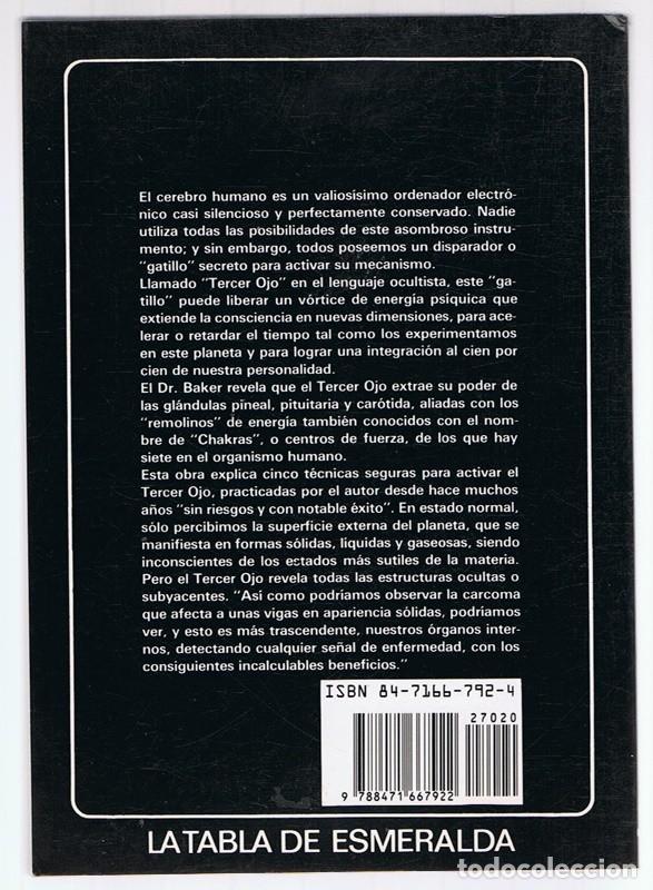 Libros de segunda mano: LA APERTURA DEL TERCER OJO DR. DOUGLAS BAKER - Foto 2
