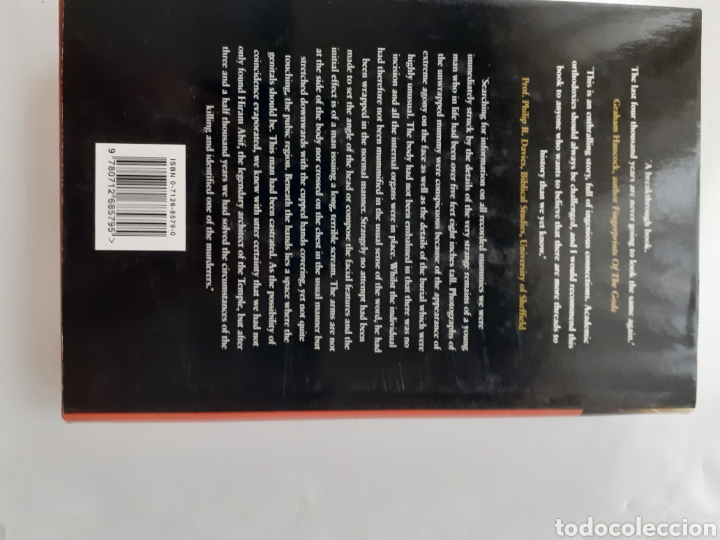 Libros de segunda mano: The Hiram Key, C. Knight y R. Lomas, 1996, ingl&eacute;s - Foto 9