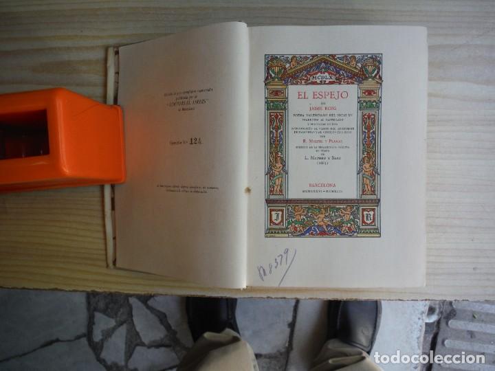 Libros de segunda mano: ROIG, Jaime - EL ESPEJO - Foto 1