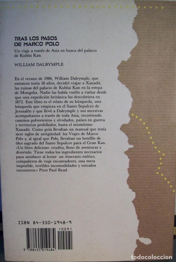 Libros de segunda mano: Tras los pasos de Marco Polo - de William Dalrymple (Autor) - Foto 2