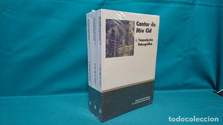 Libros de segunda mano: CANTAR DE M&Iacute;O CID, 3 TOMOS, 1999, TIMOTEO RIA&Ntilde;O - Foto 1