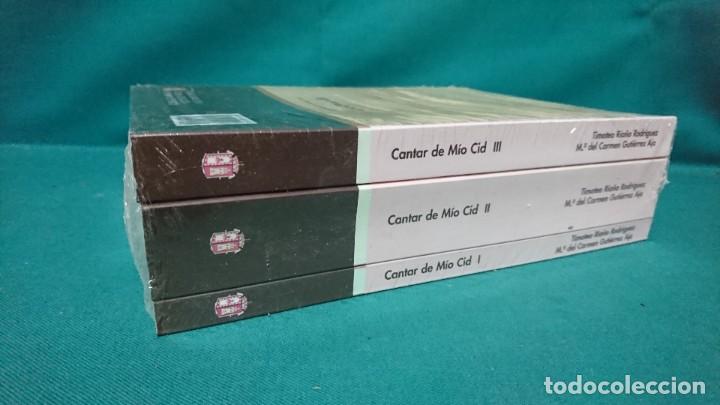 Libros de segunda mano: CANTAR DE M&Iacute;O CID, 3 TOMOS, 1999, TIMOTEO RIA&Ntilde;O - Foto 2