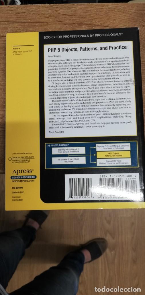 Libros de segunda mano: PHP 5 OBJECTS, PATTERNS, AND PRACTICE, MATT ZANDSTRA, ED. APRESS, 2004 - Foto 2