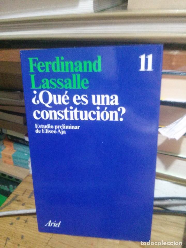 Libros de segunda mano: &iquest;QUE ES UNA CONSTITUCI&Oacute;N ?, FERDINAND LASSALLE, ED. ARIEL - Foto 1