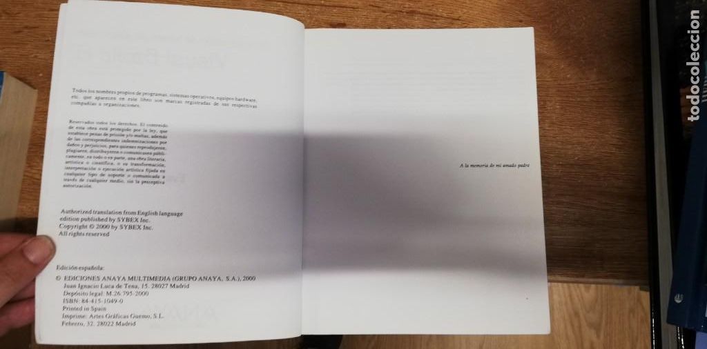 Libros de segunda mano: Programacion de bases de datos visual basic 6. Evangelos Petroutsos. Anaya (sin cd-rom) - Foto 2