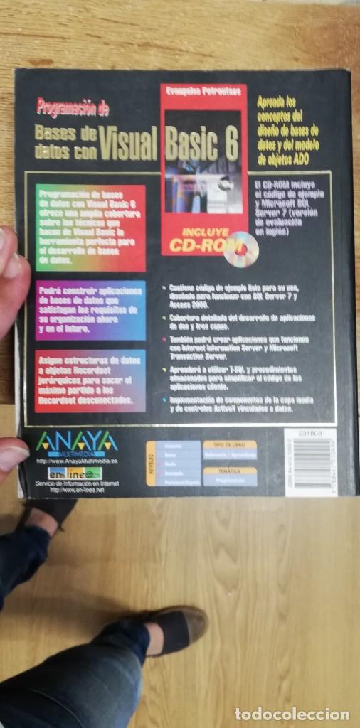 Libros de segunda mano: Programacion de bases de datos visual basic 6. Evangelos Petroutsos. Anaya (sin cd-rom) - Foto 4