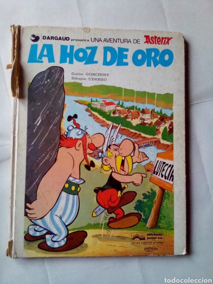 Libros de segunda mano: La hoz de oro Ast&eacute;rix y Ob&eacute;lix ediciones Junior 1978 - Foto 1