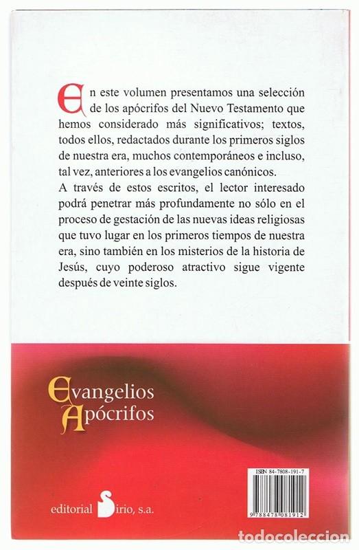 Libros de segunda mano: EVANGELIOS AP&Oacute;CRIFOS JOSEPH CARTER - Foto 2