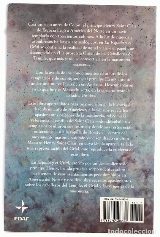 Libros de segunda mano: LA ESPADA Y EL GRIAL ANDREW SINCLAIR - Foto 2