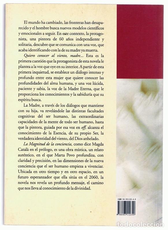Libros de segunda mano: LA MAGNITUD DE LA CONCIENCIA MARTA POVO - Foto 2