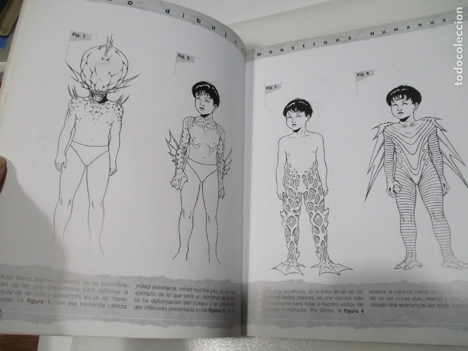 Libros de segunda mano: VV.AA. C&oacute;mo dibujar monstruos W7388 - Foto 3