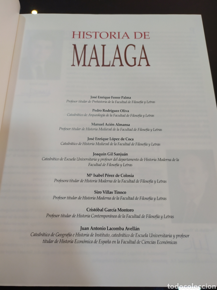 Libros de segunda mano: Historia de M&aacute;laga. Autores varios. 2 tomos - Foto 6