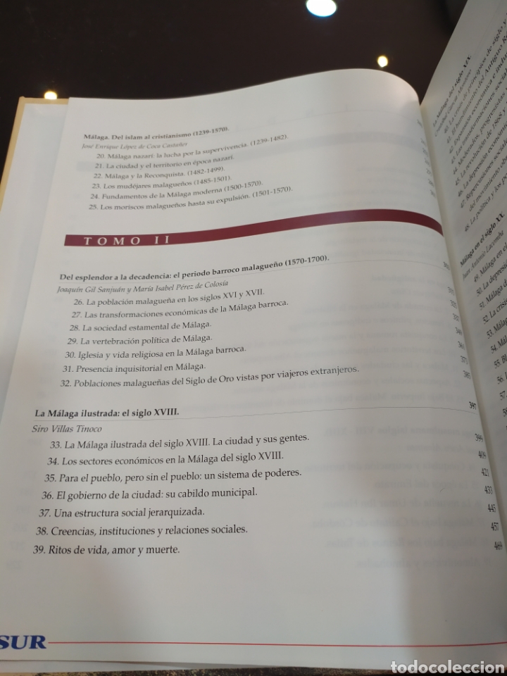Libros de segunda mano: Historia de M&aacute;laga. Autores varios. 2 tomos - Foto 8