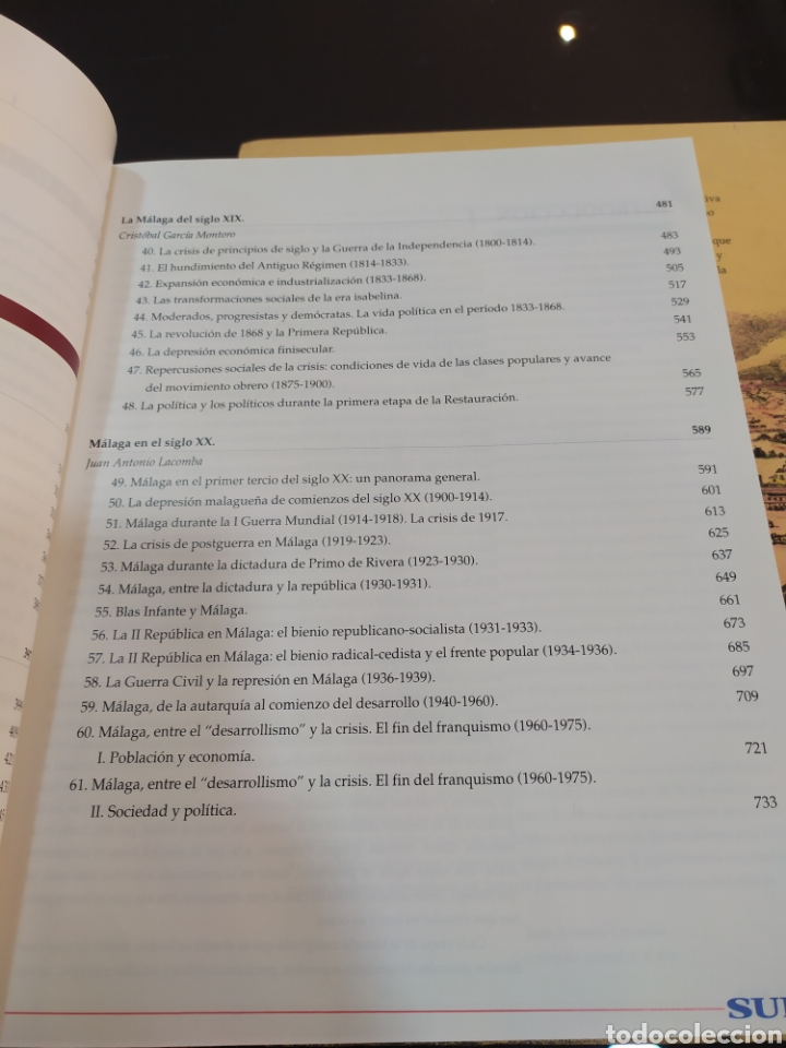 Libros de segunda mano: Historia de M&aacute;laga. Autores varios. 2 tomos - Foto 9