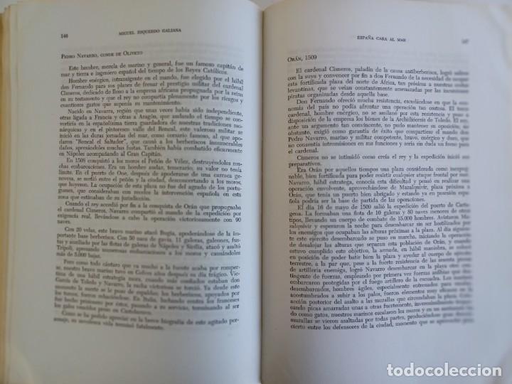 Libros de segunda mano: Espa&ntilde;a cara al mar - de Miguel ESQUERDO GALIANA (Autor) - Foto 3