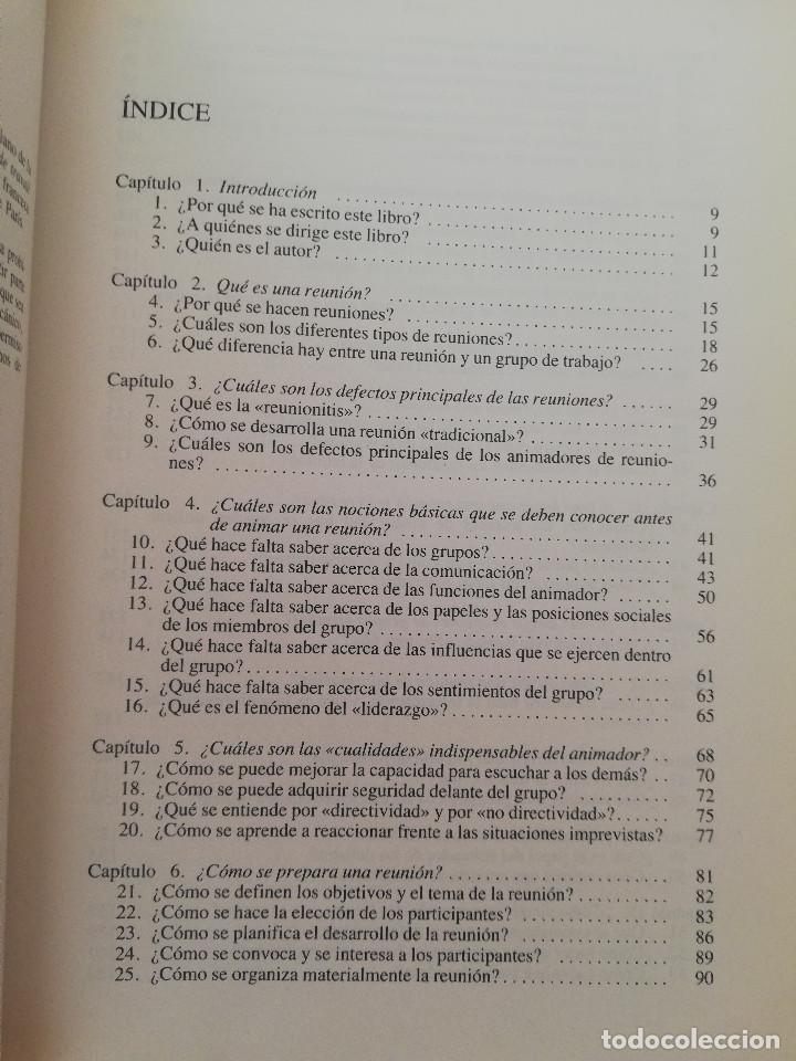 Libros de segunda mano: C&Oacute;MO DIRIGIR Y ANIMAR LAS REUNIONES DE TRABAJO (BERNARD DEMORY) - Foto 3