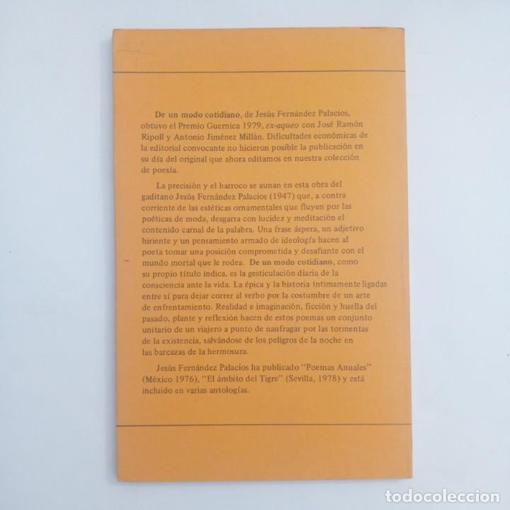 Libros de segunda mano: DE UN MODO COTIDIANO. Fern&aacute;ndez Palacios, Jes&uacute;s - Foto 2