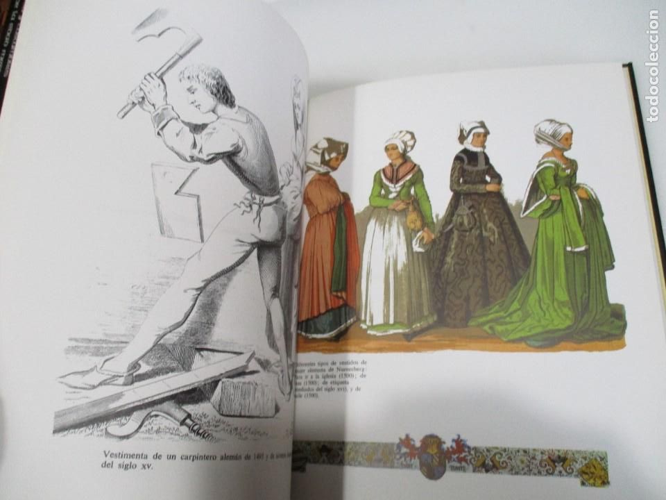Libros de segunda mano: Vida y costumbre de La Edad Media Vestidos y complementos W7455 - Foto 3