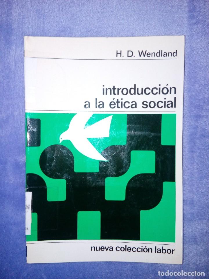 Libros de segunda mano: Introducci&oacute;n a la &eacute;tica social, H.D.Wendland - Foto 1