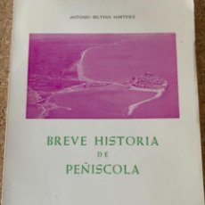 Libros de segunda mano: BREVE HISTORIA DE PEÑÍSCOLA, (BOLS, 7)