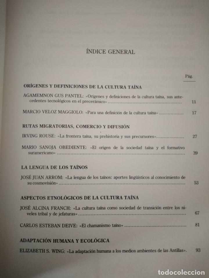 Libros de segunda mano: La Cultura Ta&iacute;na. Quinto Centenario. - Foto 2