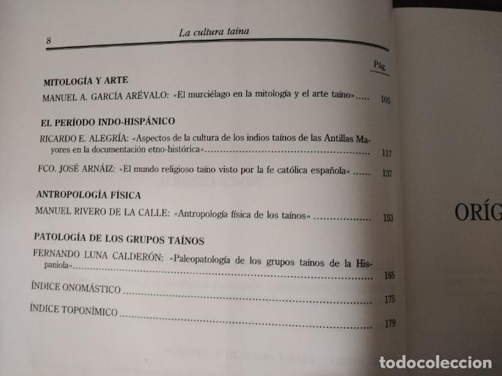 Libros de segunda mano: La Cultura Ta&iacute;na. Quinto Centenario. - Foto 3