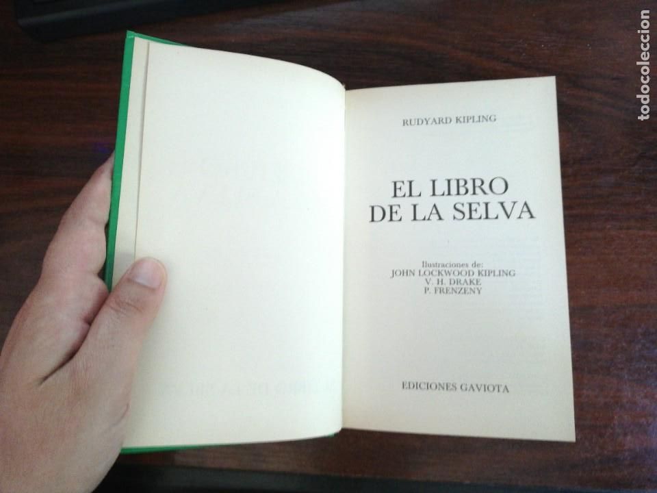 Libros de segunda mano: El libro de la selva / El segundo libro de la selva. Rudyard Kipling. 1991. Gaviota - Foto 4