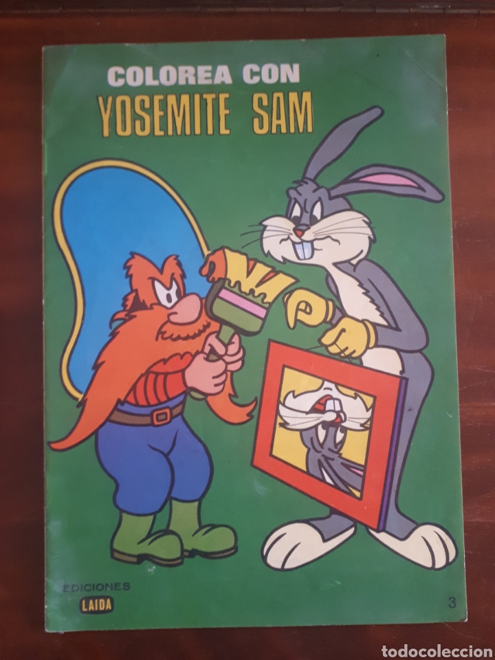 Libros de segunda mano: Colorea con Yosemite Sam. Ed. Laida. - Foto 1