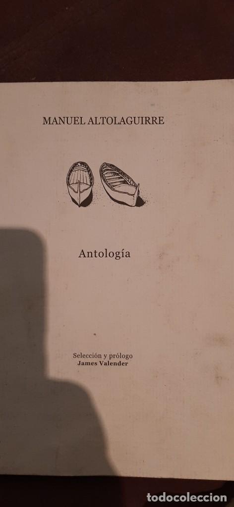 Libros de segunda mano: ANTOLOGIA. MANUEL ALTOLAGUIRRE - Foto 1