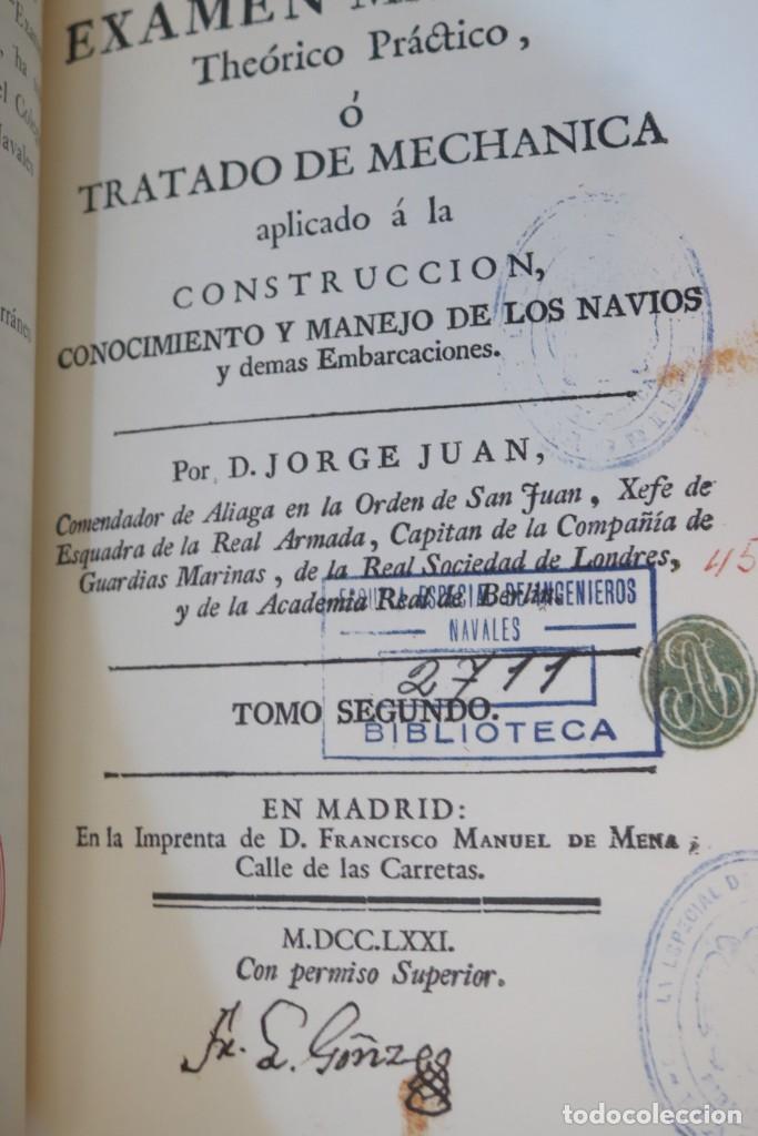 Libros de segunda mano: 1771.- EXAMEN MARITIMO. FACSIMIL - Foto 3