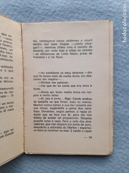 Libros de segunda mano: A morte de Frank Gonz&aacute;lez. X. Fern&aacute;ndez Ferreiro - Foto 5