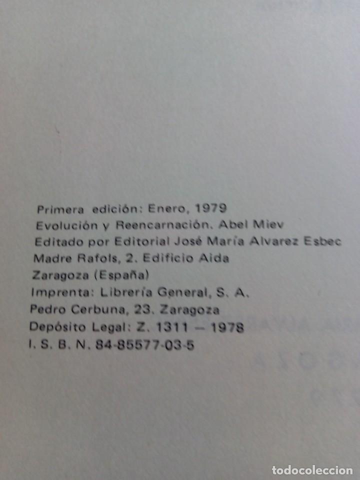 Libros de segunda mano: EVOLUCI&Oacute;N Y REENCARNACI&Oacute;N / ABEL MIEV - Foto 2