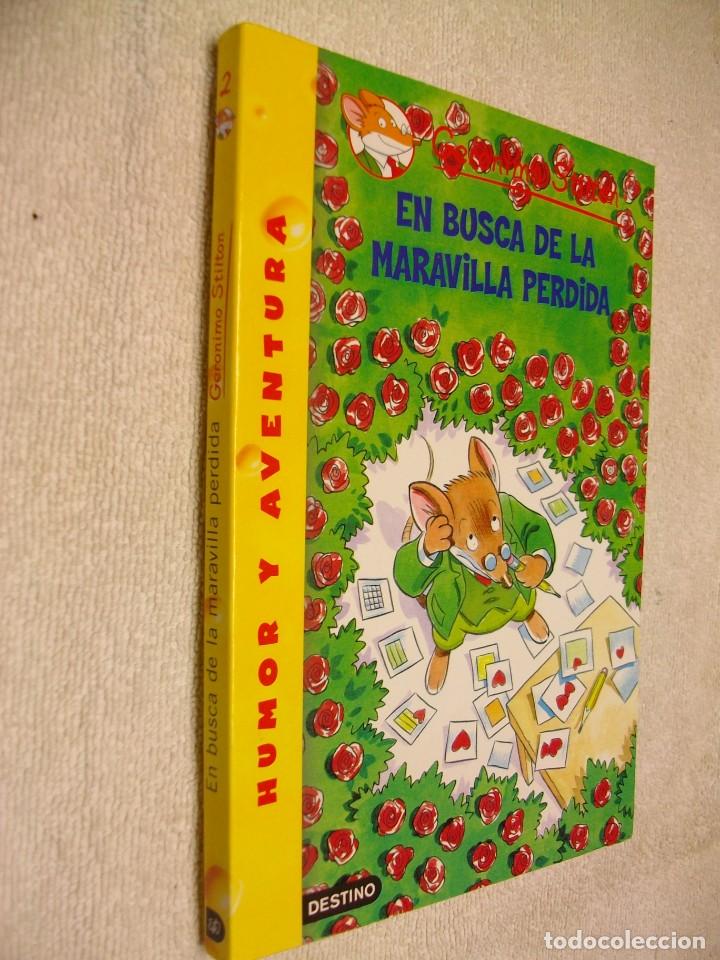 Libros de segunda mano: Stilton 02: en busca de la maravilla perdida: Geronimo Stilton 2 - Foto 1