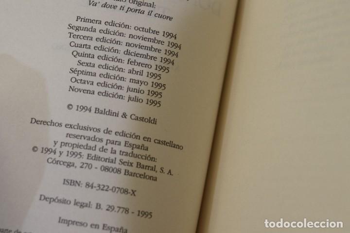 Libros de segunda mano: DONDE EL CORAZ&Oacute;N TE LLEVE. TAMARO - Foto 3