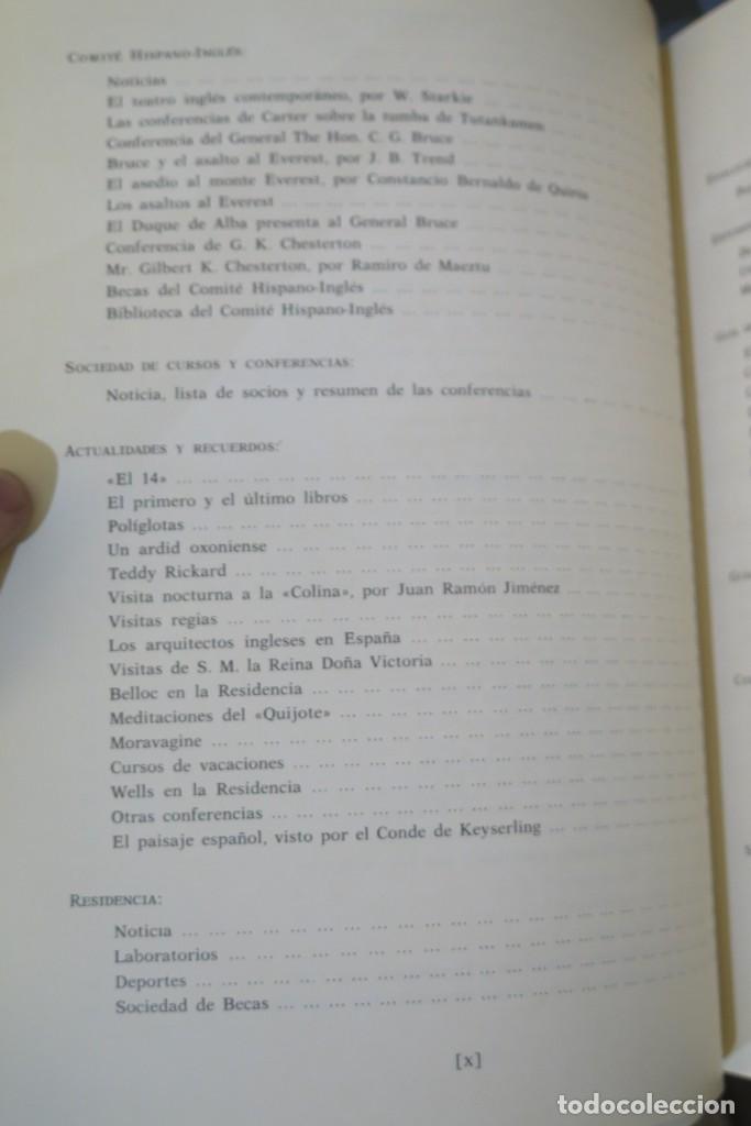 Libros de segunda mano: 1987.- RESIDENCIA. 1926-1934. FACS&Iacute;MIL - Foto 4