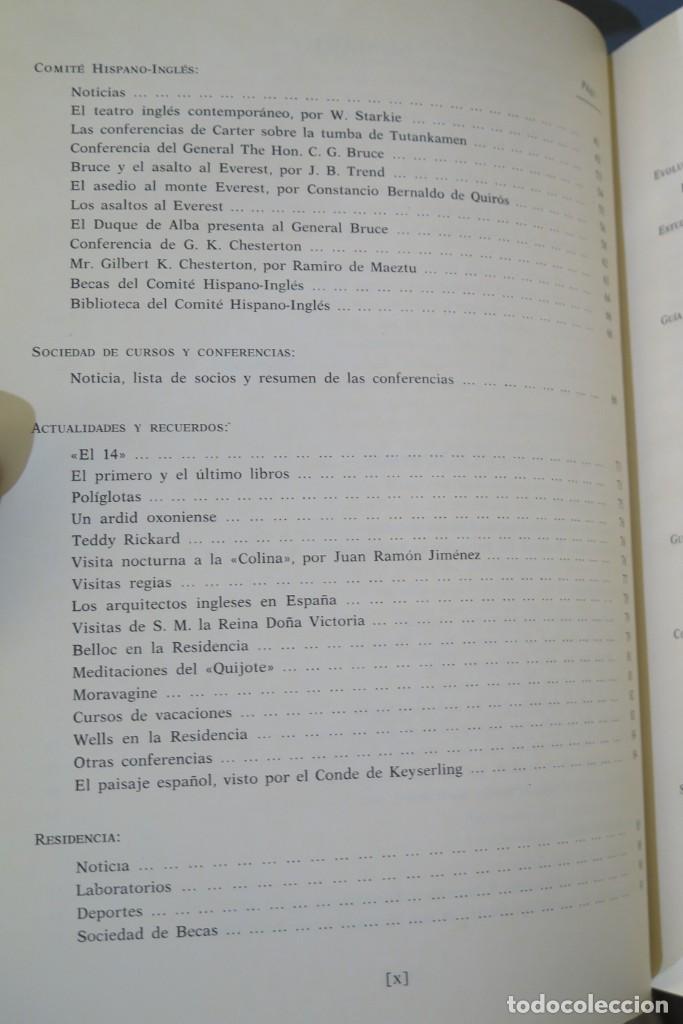 Libros de segunda mano: 1987.- RESIDENCIA. 1926-1934. FACS&Iacute;MIL - Foto 5