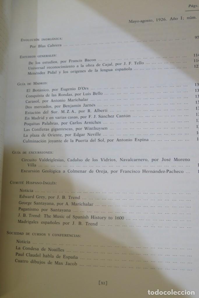 Libros de segunda mano: 1987.- RESIDENCIA. 1926-1934. FACS&Iacute;MIL - Foto 6