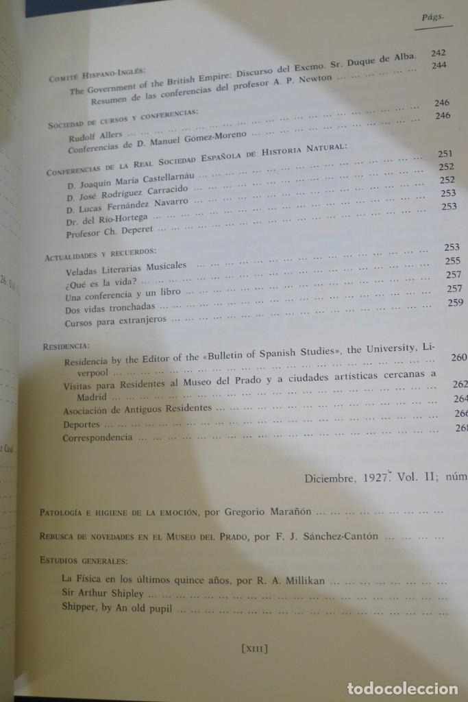 Libros de segunda mano: 1987.- RESIDENCIA. 1926-1934. FACS&Iacute;MIL - Foto 8