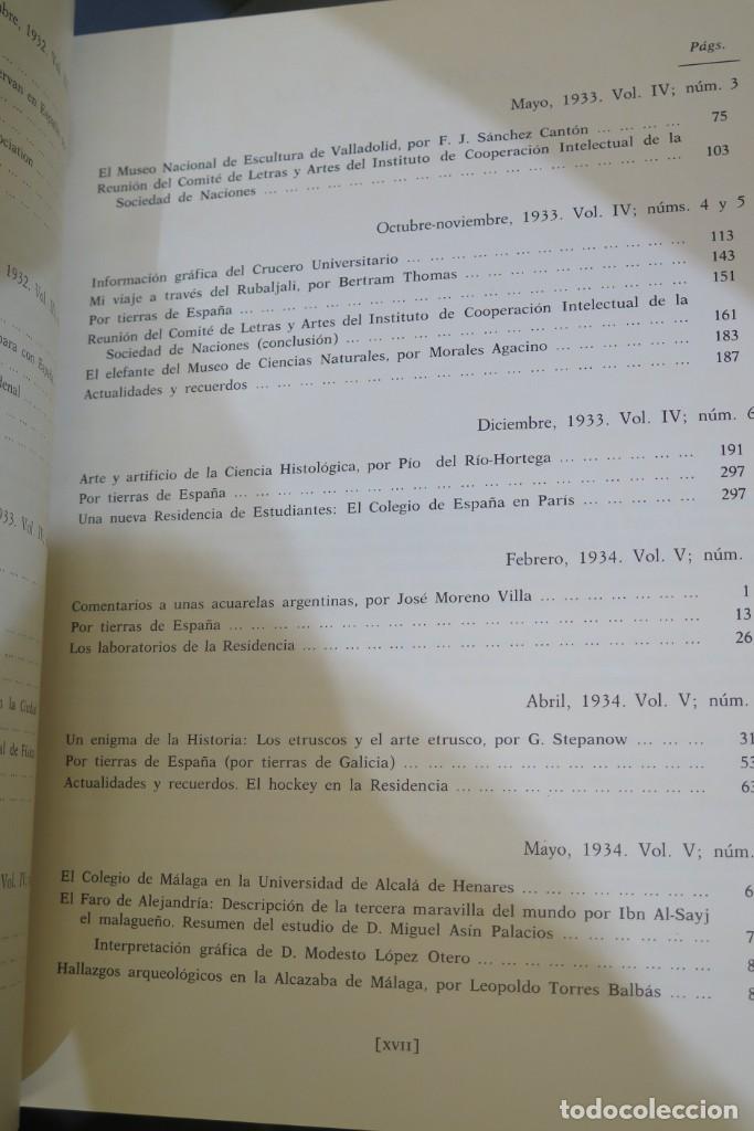 Libros de segunda mano: 1987.- RESIDENCIA. 1926-1934. FACS&Iacute;MIL - Foto 12