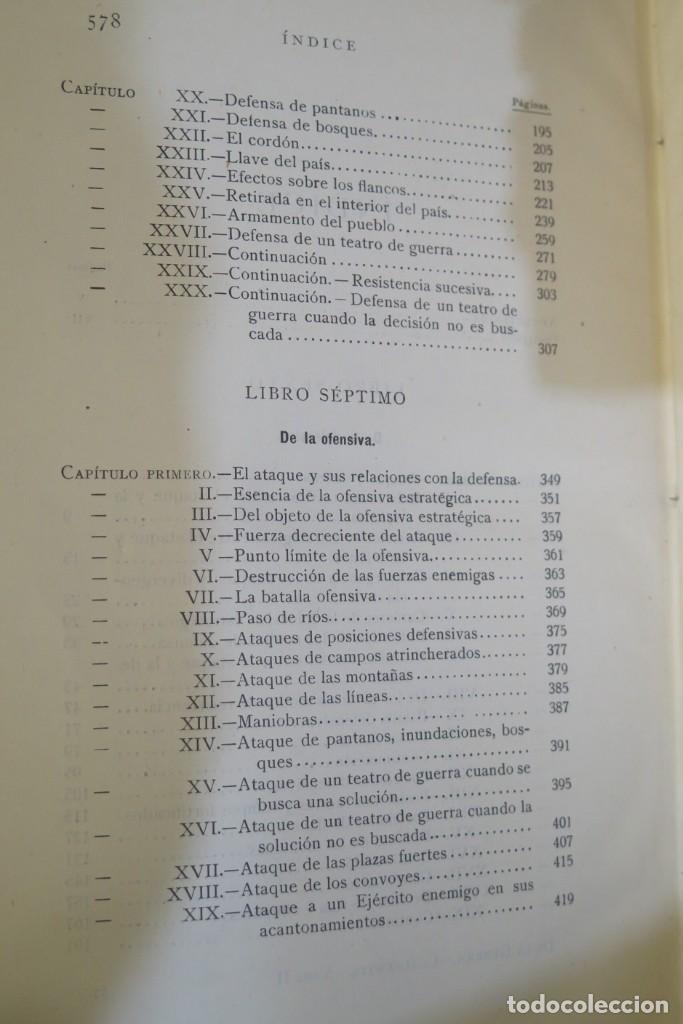 Libros de segunda mano: DE LA GUERRA. CLAUSEWITZ. 2 TOMOS - Foto 5