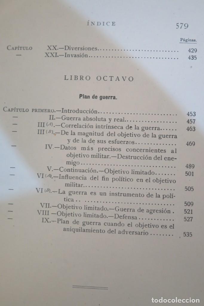 Libros de segunda mano: DE LA GUERRA. CLAUSEWITZ. 2 TOMOS - Foto 6