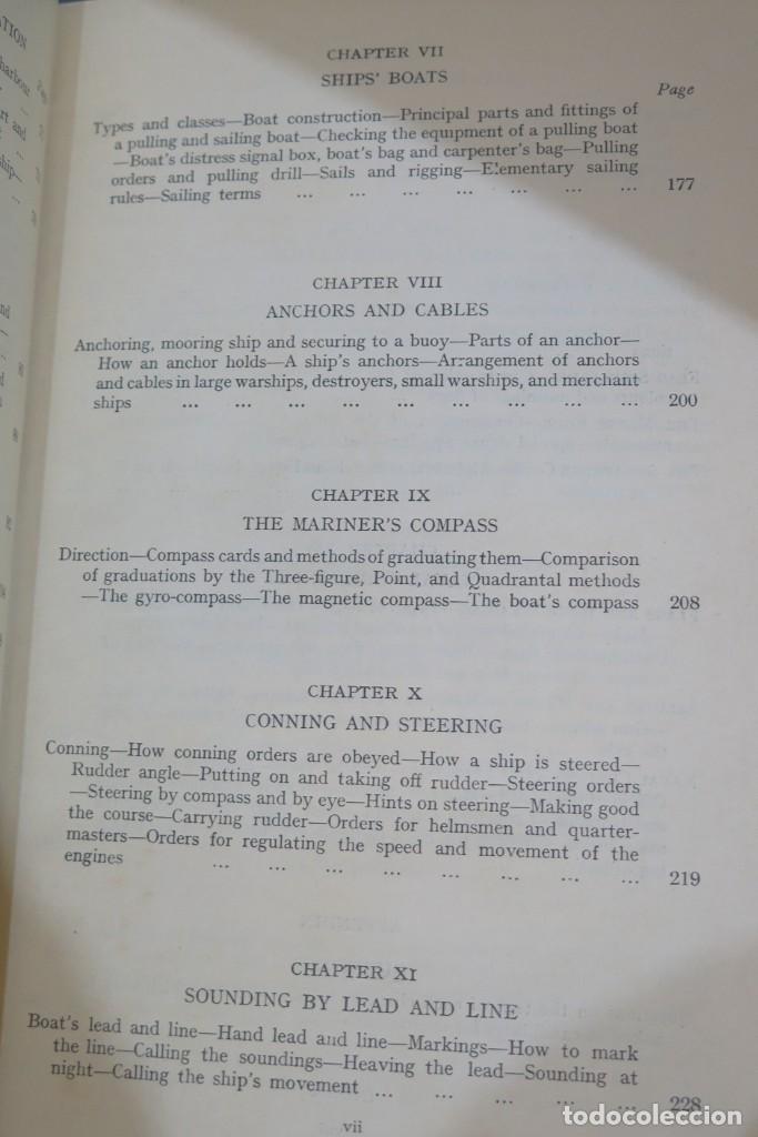 Libros de segunda mano: MANUAL OF SEAMANSHIP. 1951. 2 TOMOS - Foto 4