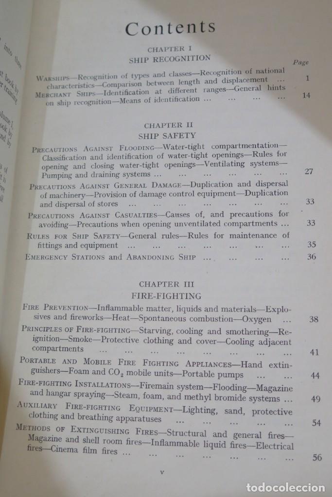 Libros de segunda mano: MANUAL OF SEAMANSHIP. 1951. 2 TOMOS - Foto 6