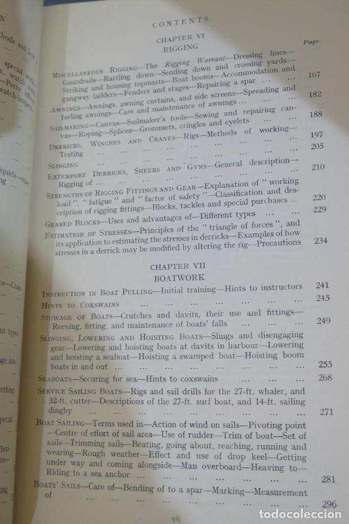 Libros de segunda mano: MANUAL OF SEAMANSHIP. 1951. 2 TOMOS - Foto 8