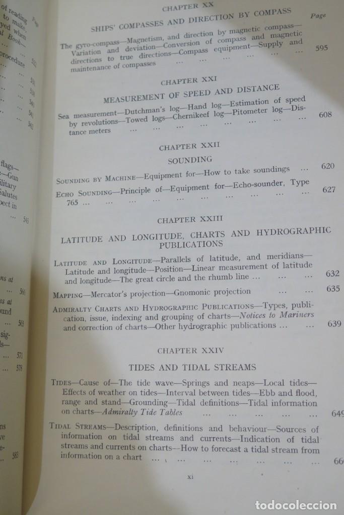 Libros de segunda mano: MANUAL OF SEAMANSHIP. 1951. 2 TOMOS - Foto 12