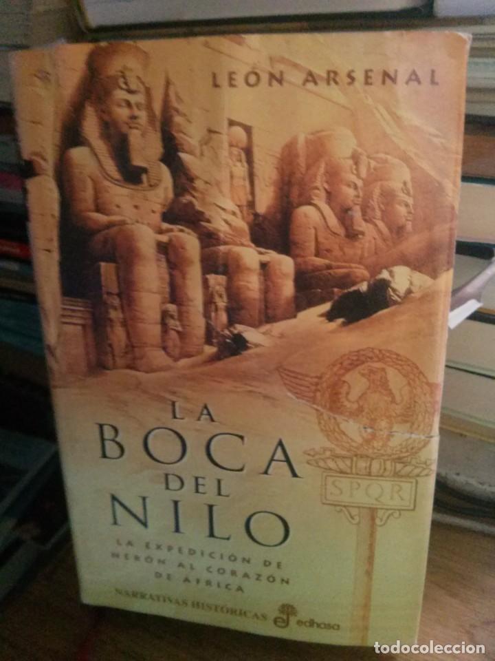 Libros de segunda mano: LA BOCA DEL NILO, LEON ARSENAL, ED. EDHASA - Foto 1