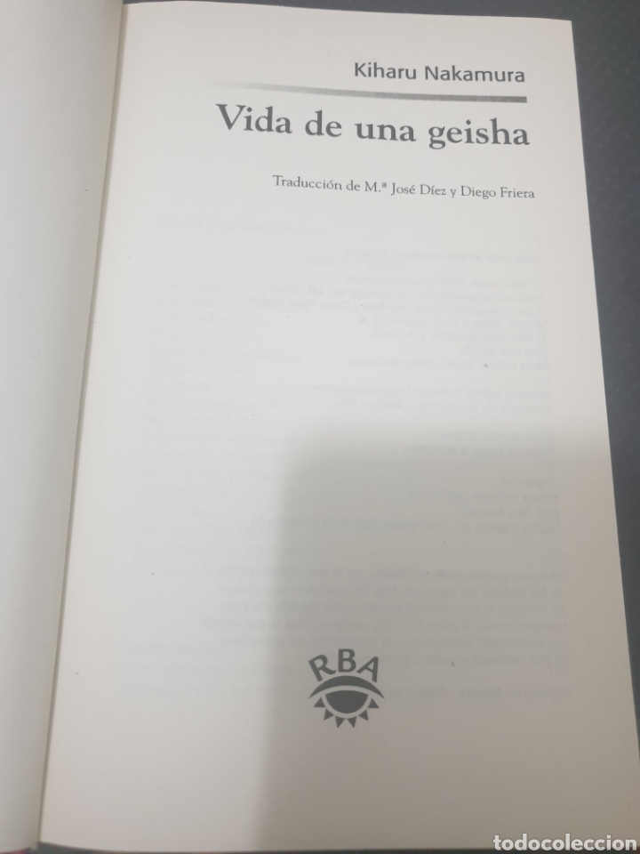 Libros de segunda mano: Vida de una geisha, 2001, kiharu nakamura - Foto 5