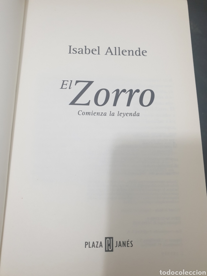 Libros de segunda mano: El zorro, 2005, Isabel Allende - Foto 5